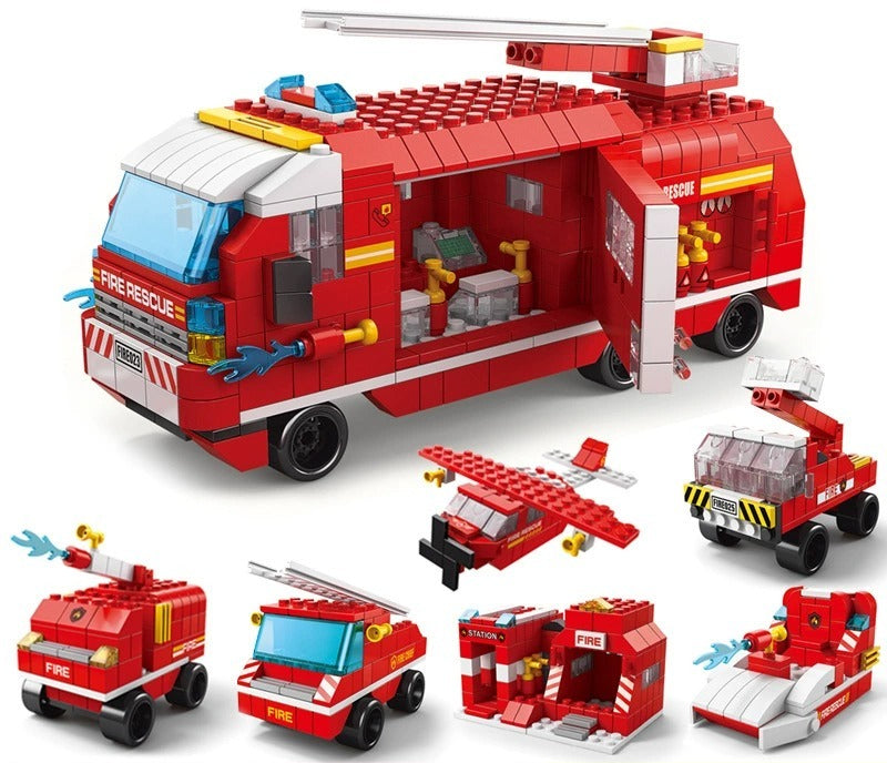 Build & Rebuild 6-in-1 Themed Building Blocks