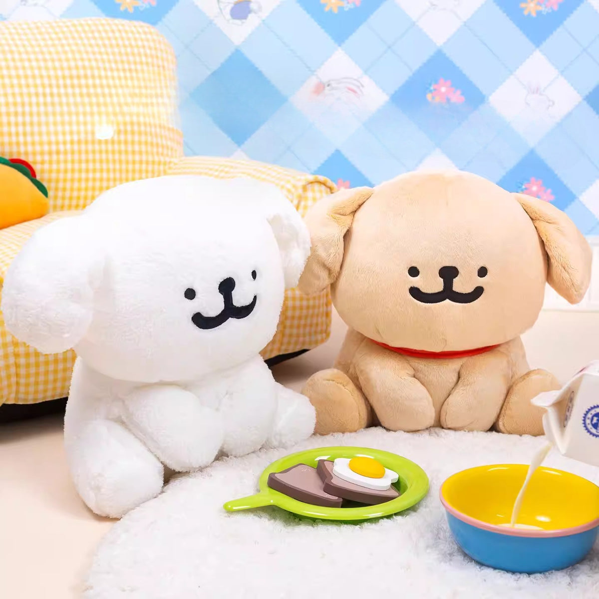 Sitting Puppy Plush Toy