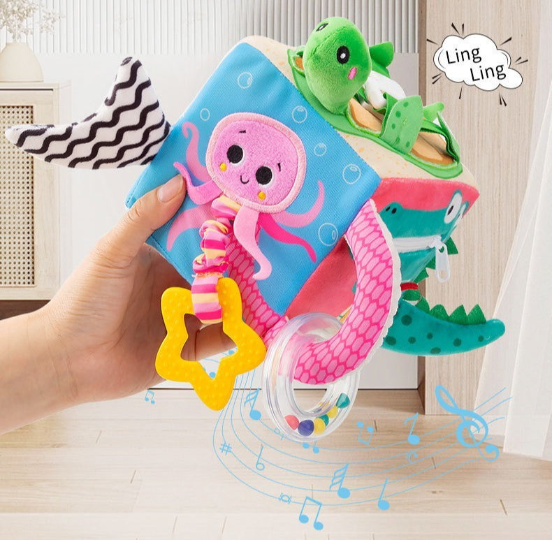 Happy Monkey Baby Sensory Activity Cube