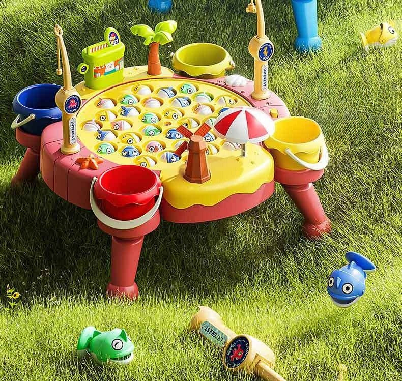 Rotating Magnetic Fishing Table Game