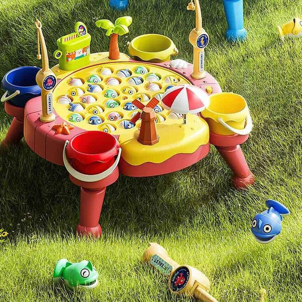 Rotating Magnetic Fishing Table Game