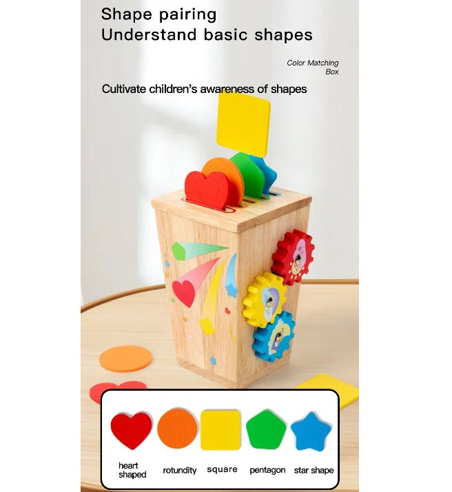 5-in-1 Wooden Montessori Activity Box