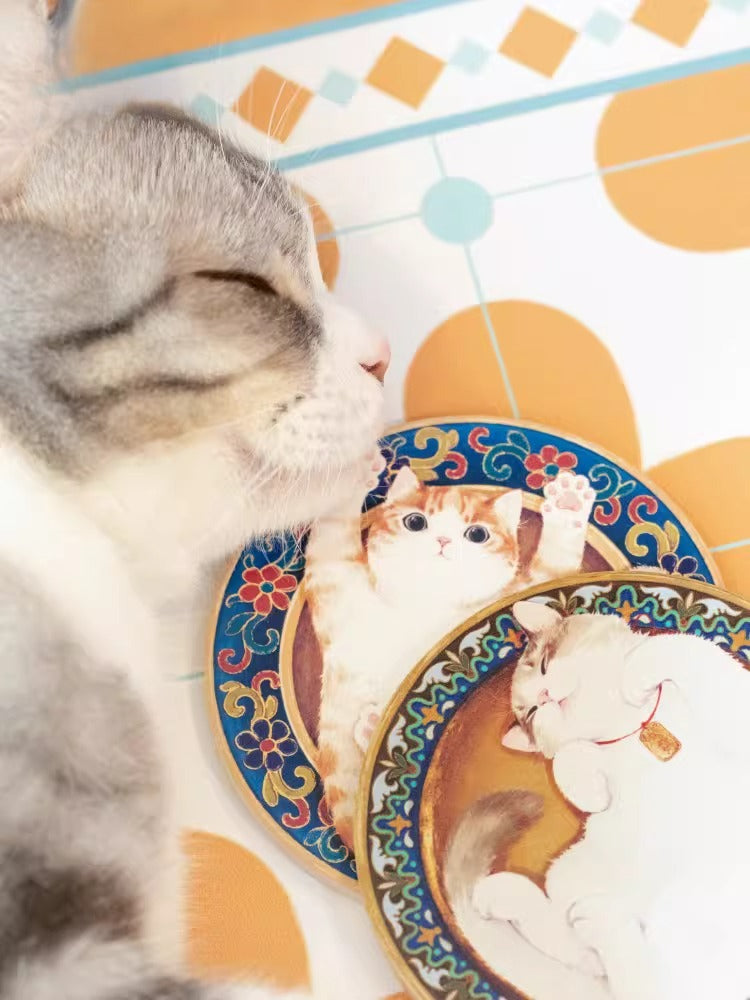 Imperial Palace Cat Diatomite Coaster