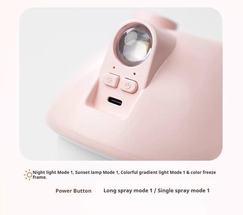 Mushroom House Humidifier and Sunset Night Light