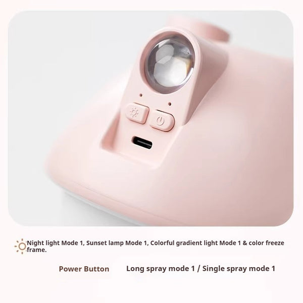 Mushroom House Humidifier and Sunset Night Light