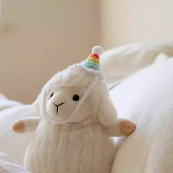 Little Lamb Weighted Plush Figurine