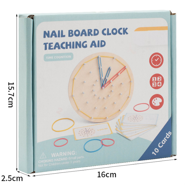 Geoboard Clock Learning Set