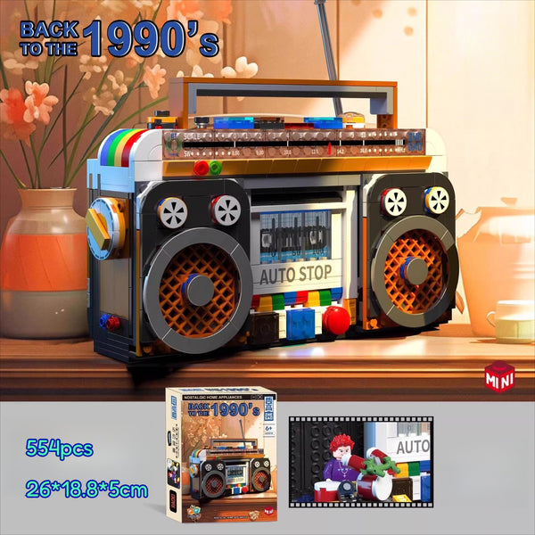 Retro Radio Building Block Set