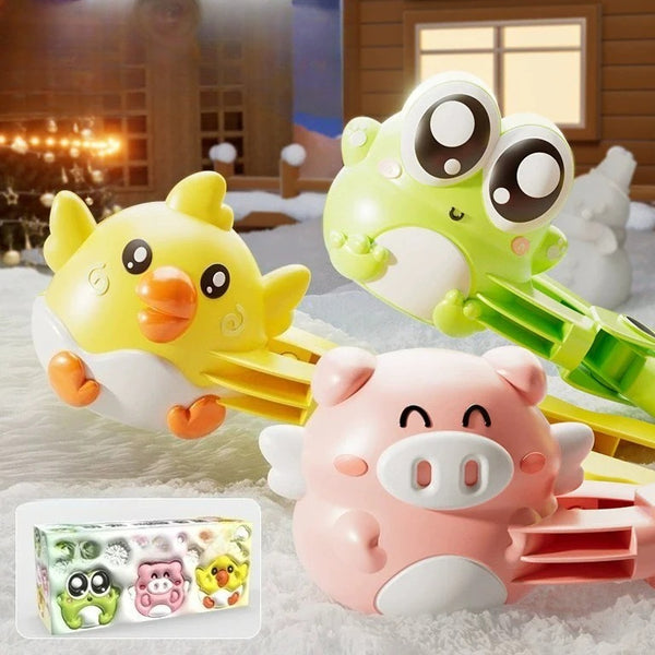 Animal Shape Snow and Sand Mold Clips - 3 Piece Set