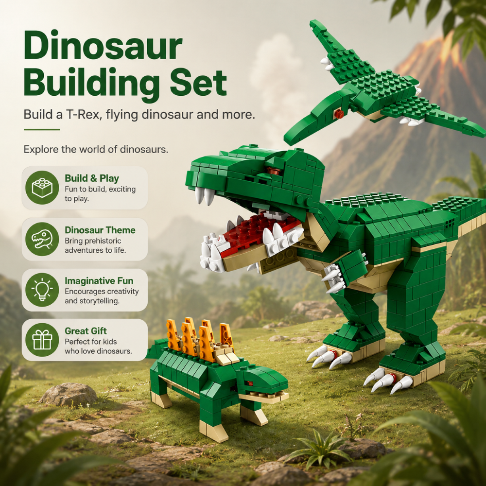 Build & Rebuild 6-in-1 Themed Building Blocks