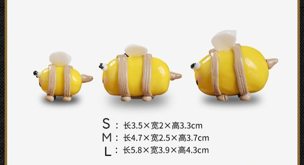 Handmade Ceramic Bee Decorative Ornament