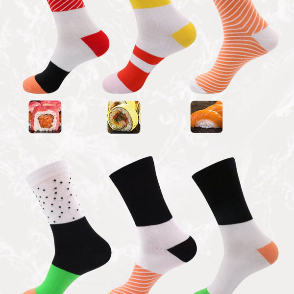 Salmon Sushi Novelty Socks