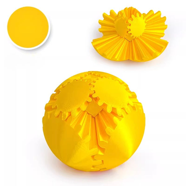 Kinetic 3D Printed Infinite Gear Sphere