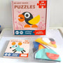Geometric Animal Blocks & Pattern Cards Creative Set
