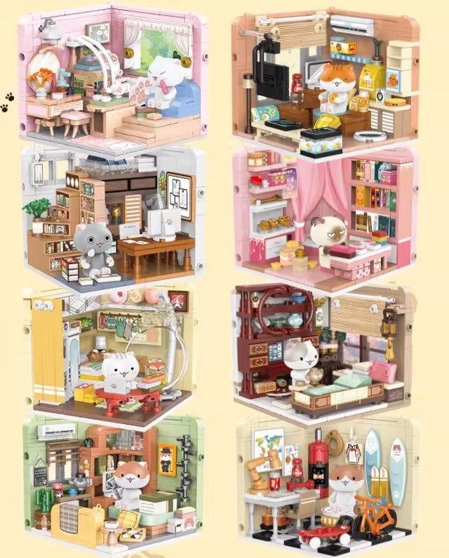 Miniature Cat Room Building Kit