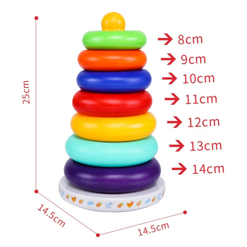 Rainbow Stacking Roly-Poly Toy
