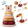 Wooden Lion Stacking Rings Developmental Toy