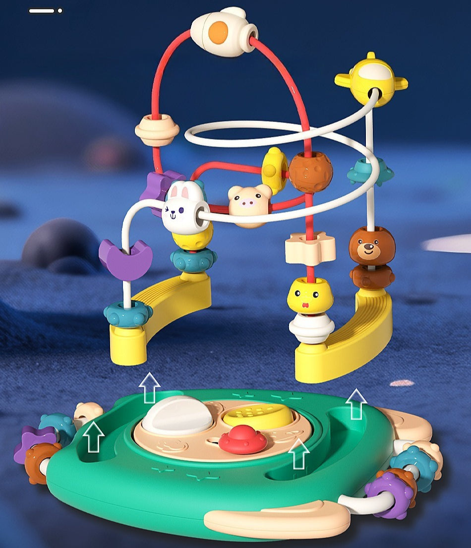 Infant & Toddler Rocket Bead Maze Activity Toy