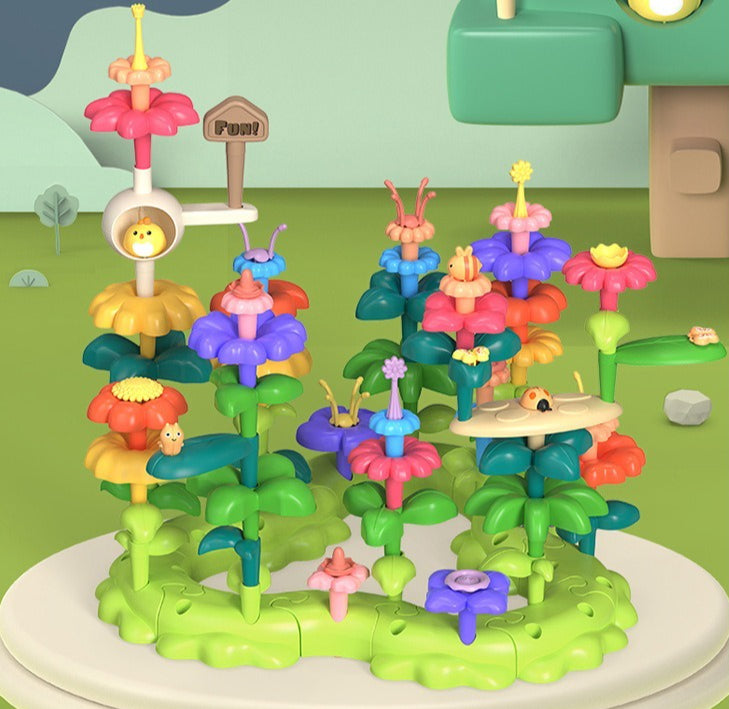 DIY Flower Garden Building Toy Set