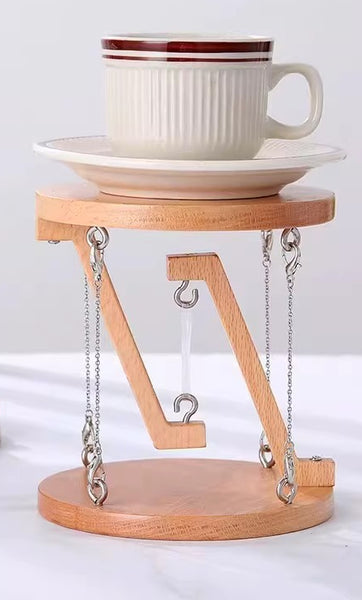 Tensegrity Floating Wooden Desk Ornament