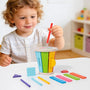Colorful Montessori Wooden Shape Sorter Toy