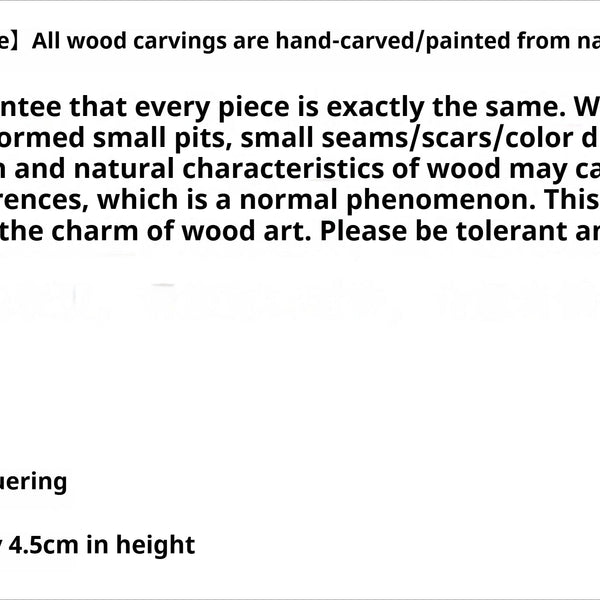 Hand-Carved Wooden Red Apple Figurine FantastiKurios