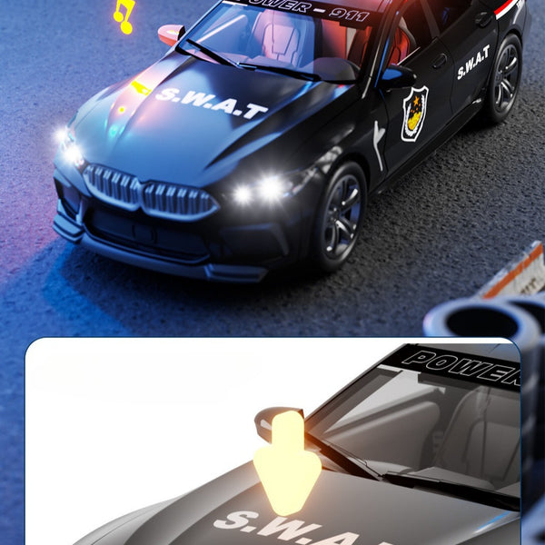 Simulated SWAT Police Car with Sound and Lights