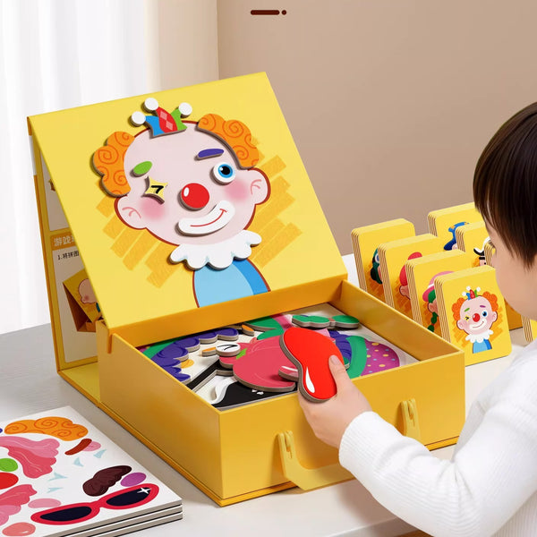 Magnetic Face Puzzle Play Set