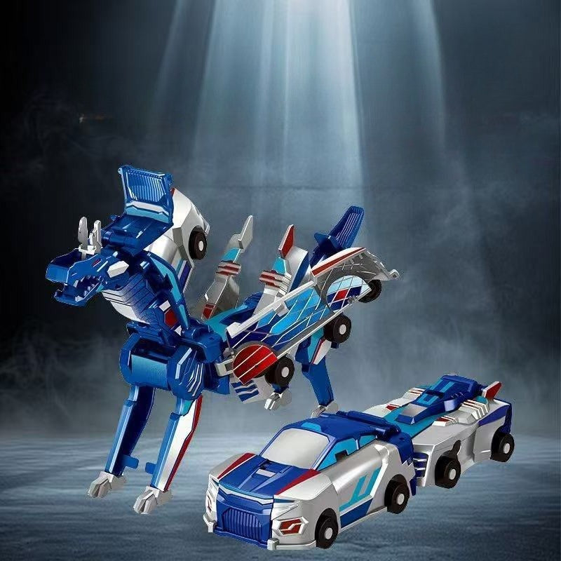 Magnetic Collision Transforming Dragon Car Set