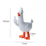 Funny duck resin figurine styled as a playful gag gift for friends and gift exchanges.