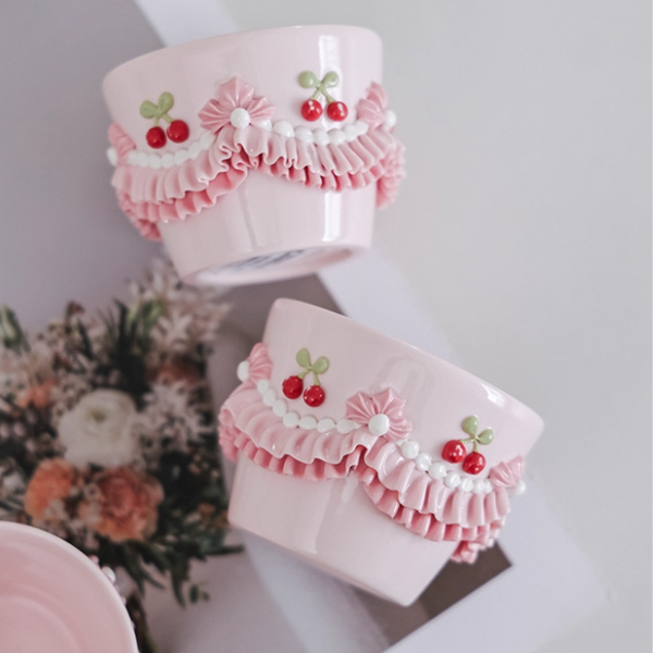 Handmade Cupcake Ceramic Mug – Sweet Cottage Edition