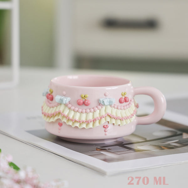 Handmade Cupcake Ceramic Mug – Sweet Cottage Edition