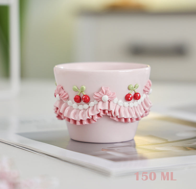 Handmade Cupcake Ceramic Mug – Sweet Cottage Edition