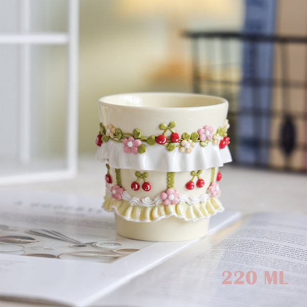 Handmade Cupcake Ceramic Mug – Sweet Cottage Edition
