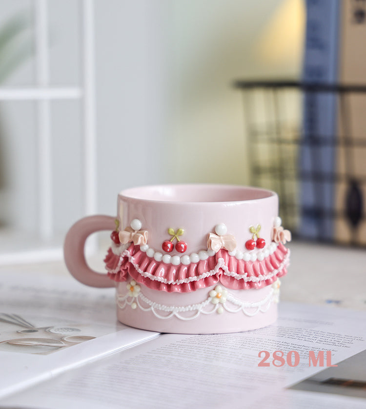 Handmade Cupcake Ceramic Mug – Sweet Cottage Edition