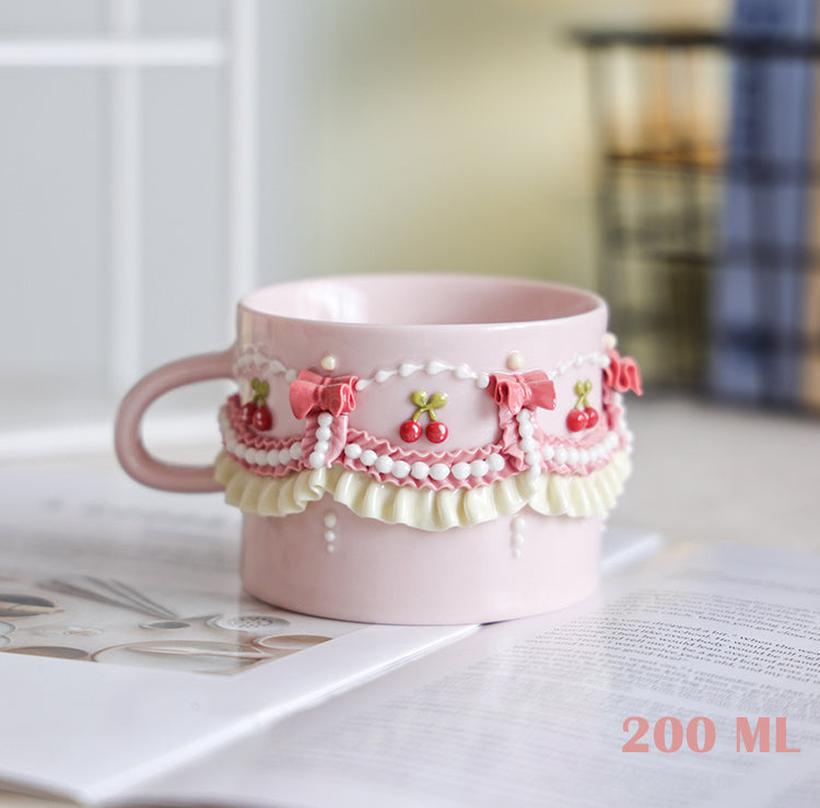 Handmade Cupcake Ceramic Mug – Sweet Cottage Edition