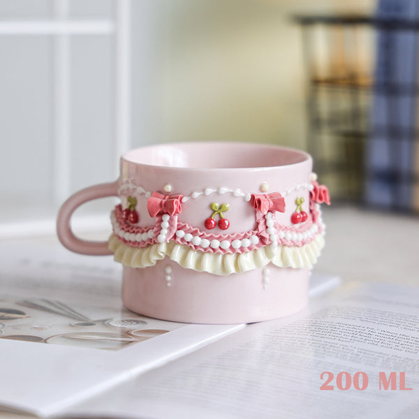 Handmade Cupcake Ceramic Mug – Sweet Cottage Edition