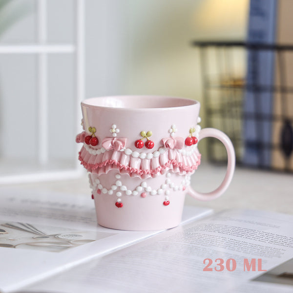 Handmade Cupcake Ceramic Mug – Sweet Cottage Edition