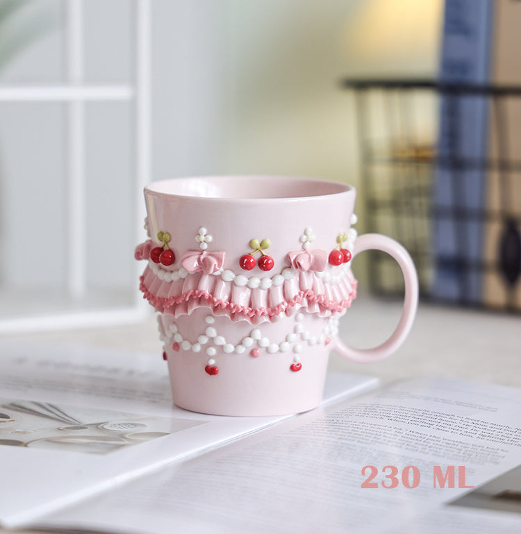 Handmade Cupcake Ceramic Mug – Sweet Cottage Edition