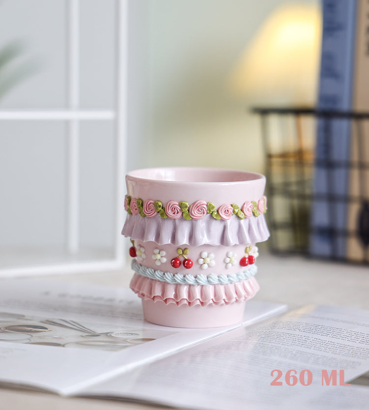 Handmade Cupcake Ceramic Mug – Sweet Cottage Edition