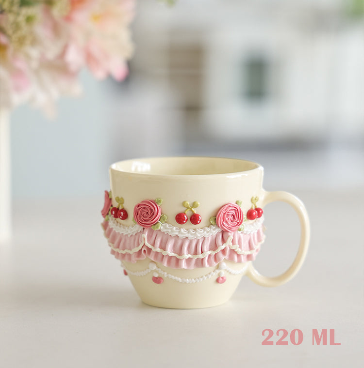 Handmade Cupcake Ceramic Mug – Sweet Cottage Edition
