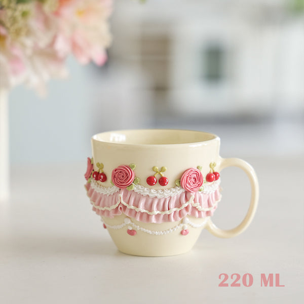 Handmade Cupcake Ceramic Mug – Sweet Cottage Edition